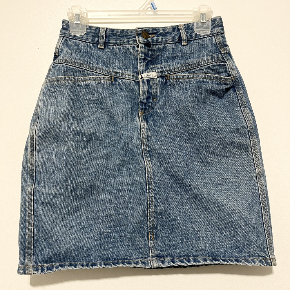 Marithe Francois Girbaud Womens Vintage Y2K Denim Mini Skirt 5/6 90s Grunge